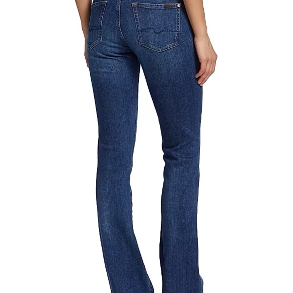 7 For All Mankind Dark Blue Boot Cut Jeans